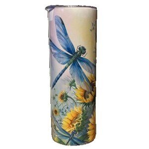 "Dazzling Dragonfly" 20 oz. Stainless Steel Tumbler 🌸